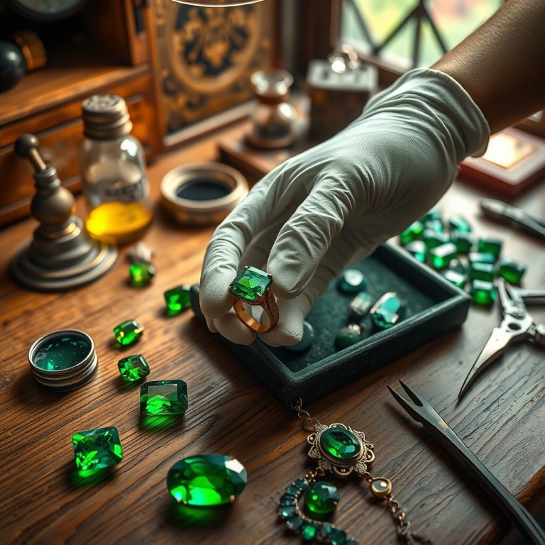 Guardians of Green: Safeguarding Your Gemstone Jewelry with Precision and Care