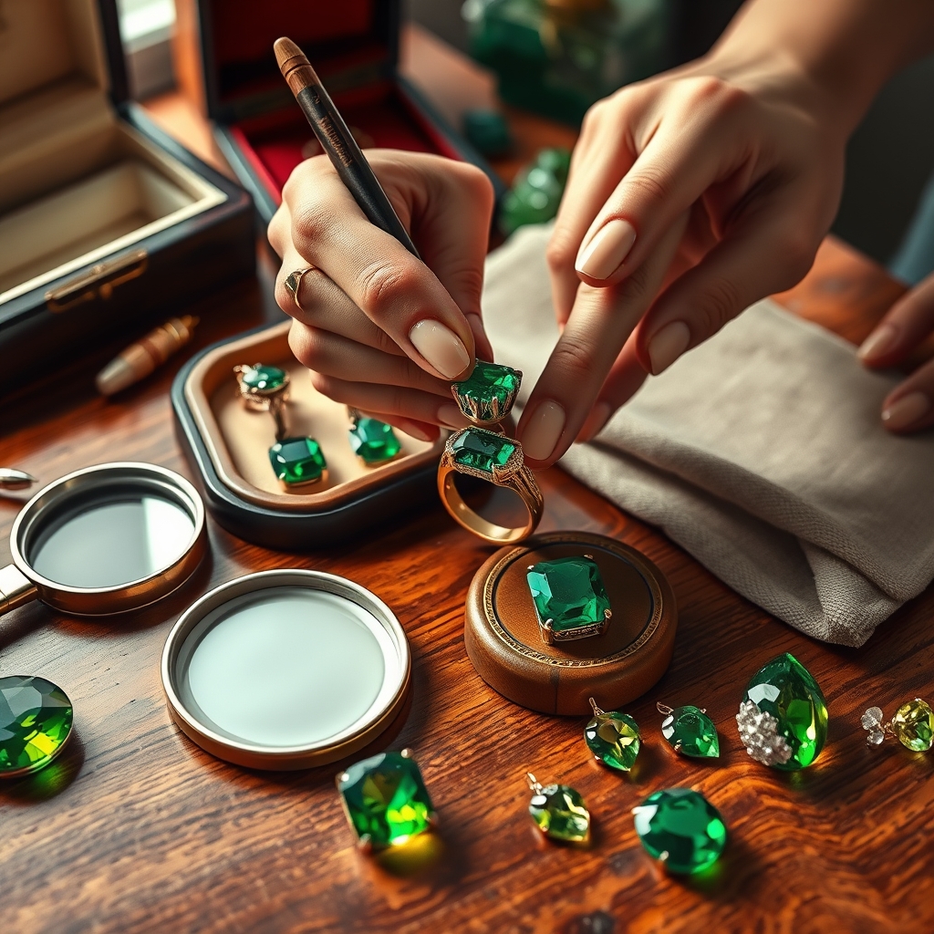 Mastering the Craft: Essential Techniques for Identifying, Repairing, and Caring for Green Gemstone Jewelry