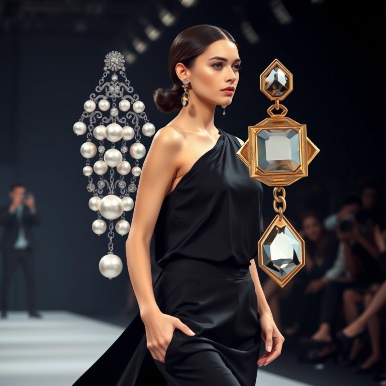 The Bold and the Beautiful: How Runway Statement Earrings Are Redefining High Fashion
