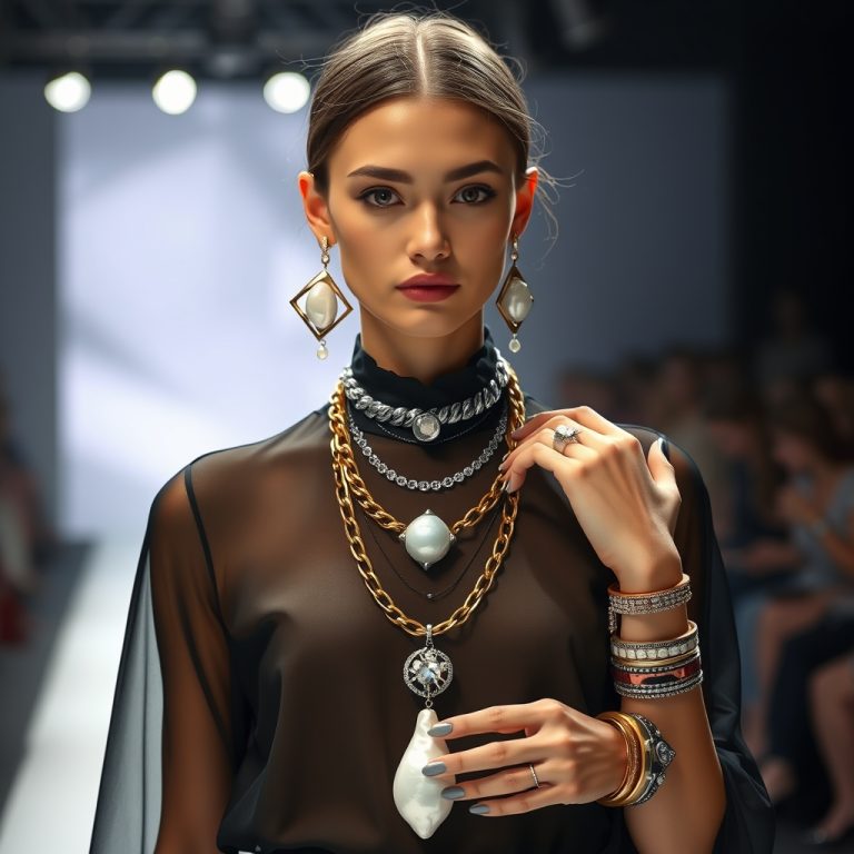 The Gilded Interplay: How Mixed Metal Layering and Baroque Pearl Jewelry Are Crafting Runway Alchemy