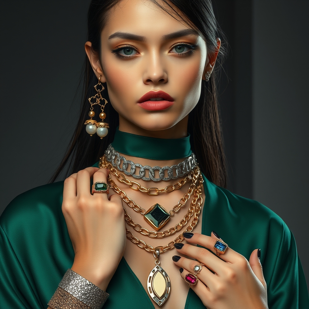 The Gilded Layers: How Mixed Metal Mastery and Maximalist Statements Are Revolutionizing Runway Jewelry