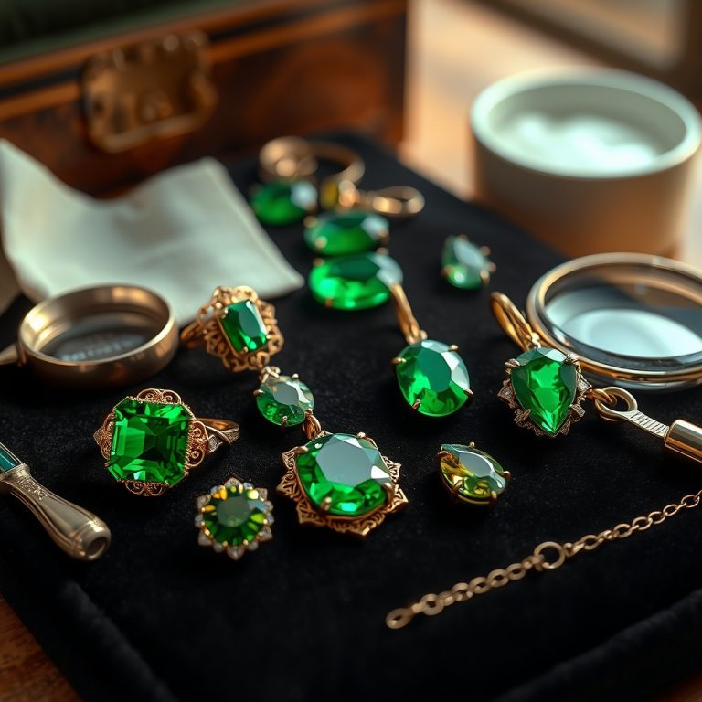 The Hidden Secrets of Green Gemstone Jewelry: From Identification to Impeccable Care