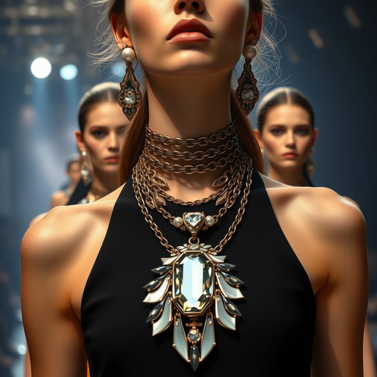 The Luminous Legacy: How Vintage Revival Chokers and Statement Pendant Necklaces Are Crafting Timeless Runway Narratives