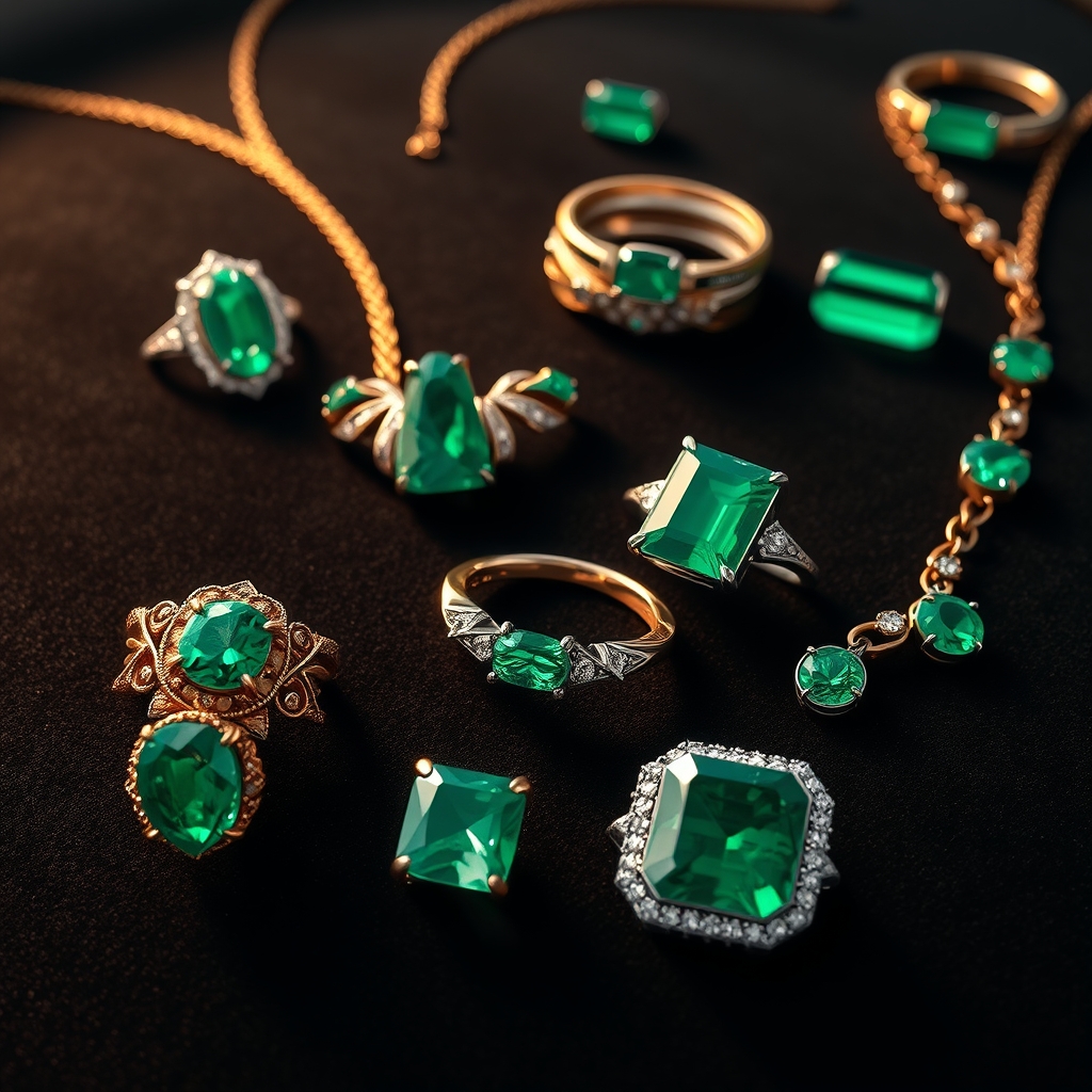 Emerald Elegance: The Timeless Allure of Modern and Vintage-Inspired Green Gemstone Jewelry