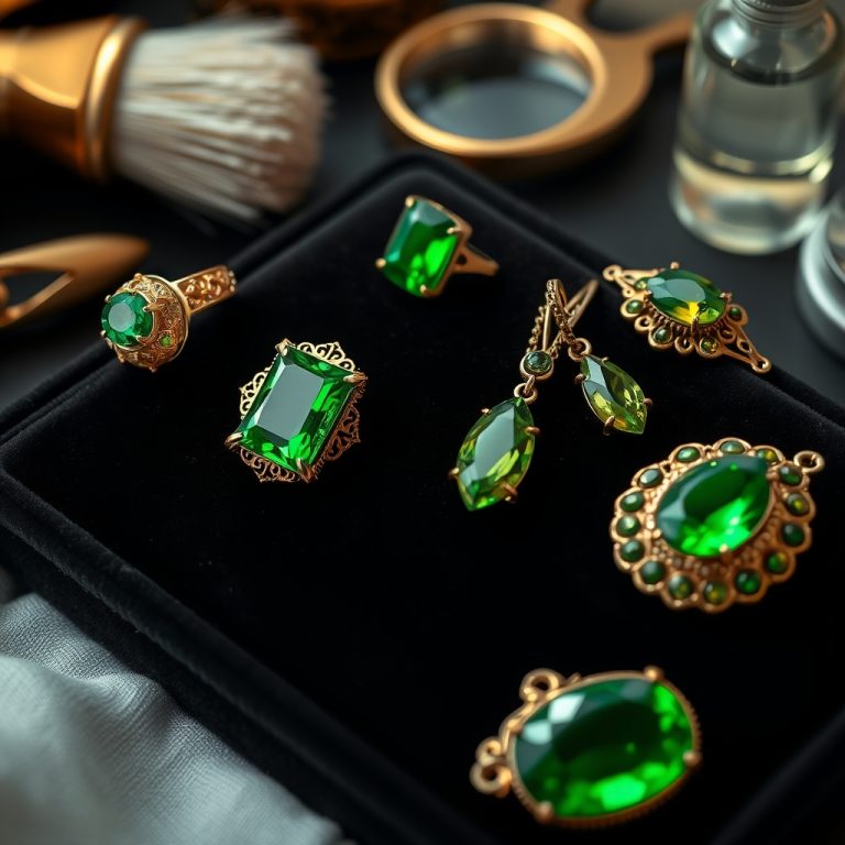 The Delicate Art of Caring for Green Gemstone Jewelry: From Flawless Identification to Effortless Repairs