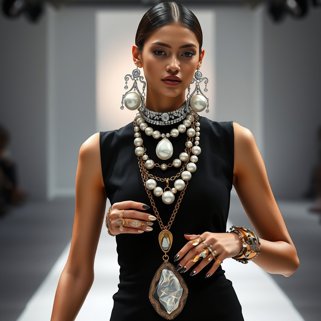 The Gilded Harmony: How Baroque Pearl Jewelry and Maximalist Statement Pieces Are Crafting a New Runway Aesthetic