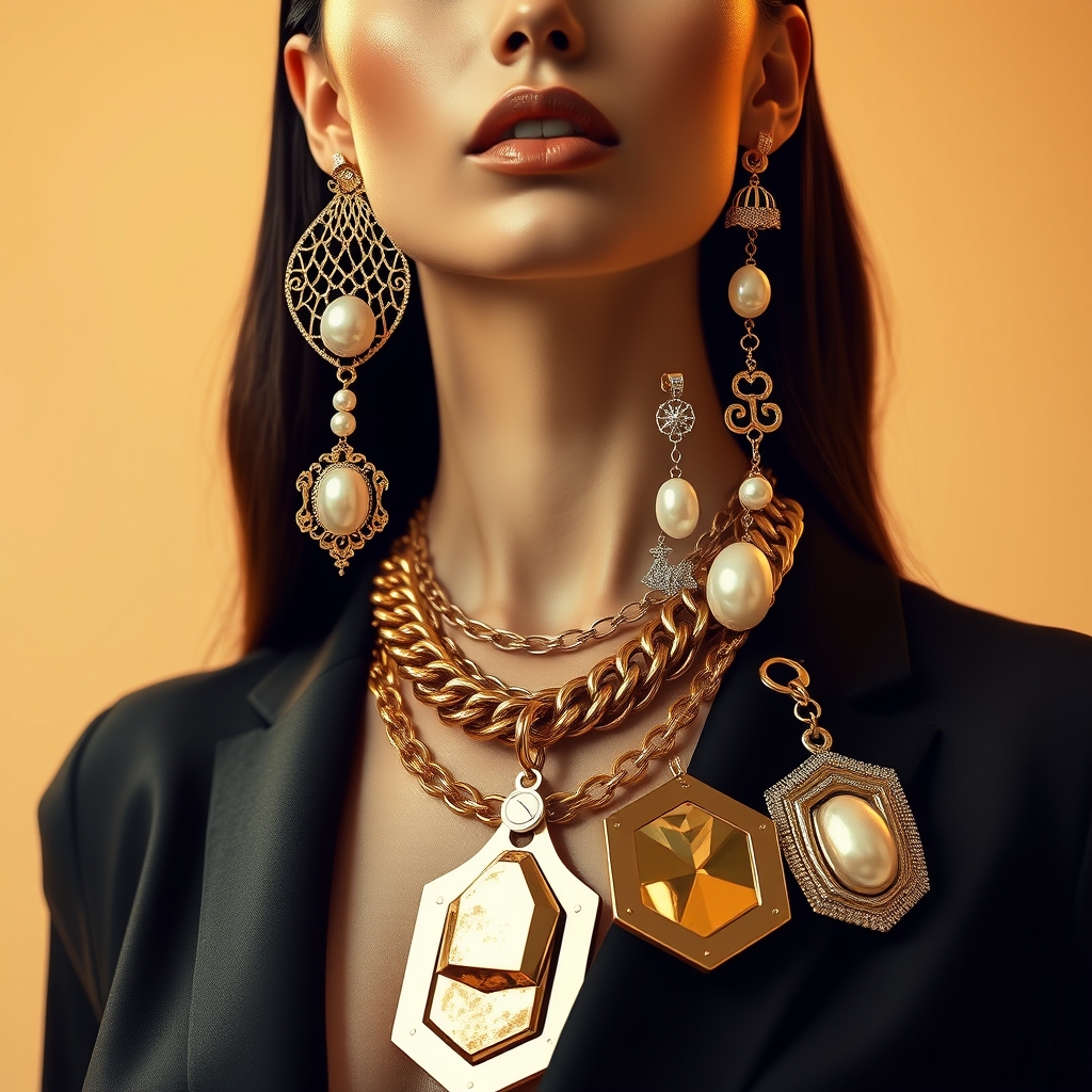 The Gilded Revolution: How Asymmetrical Drop Earrings and Chunky Gold Chains Are Redefining Runway Jewelry