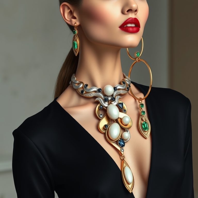 The Gilded Spectrum: How Statement Pendant Necklaces and Oversized Hoop Earrings Are Crafting a New Era of Runway Drama