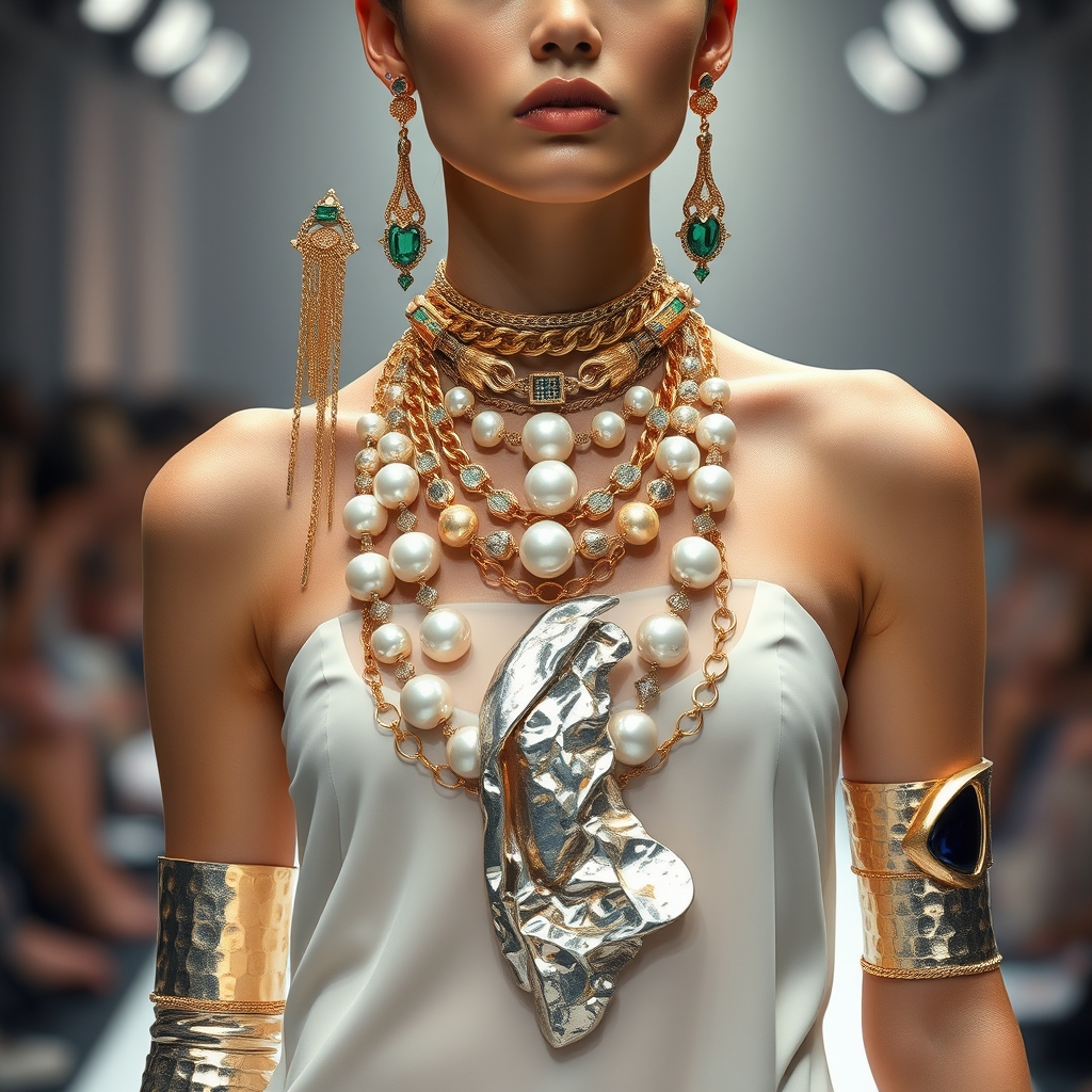 The Gilded Surge: How Fluid Wearable Art and Maximalist Statement Pieces Are Redefining Runway Jewelry Narratives
