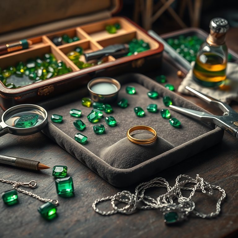 The Jeweler’s Toolkit: Expert Techniques for Identifying, Cleaning, and Repairing Green Gemstone Jewelry