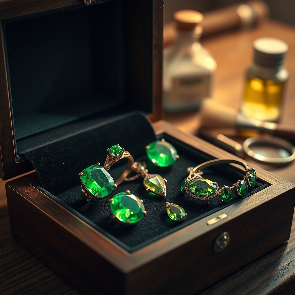 The Luminous Legacy: Preserving the Integrity and Beauty of Green Gemstone Jewelry