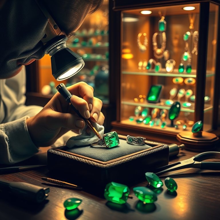 The Unseen Craft: Preserving the Soul of Your Green Gemstone Jewelry Through Expert Care and Repair