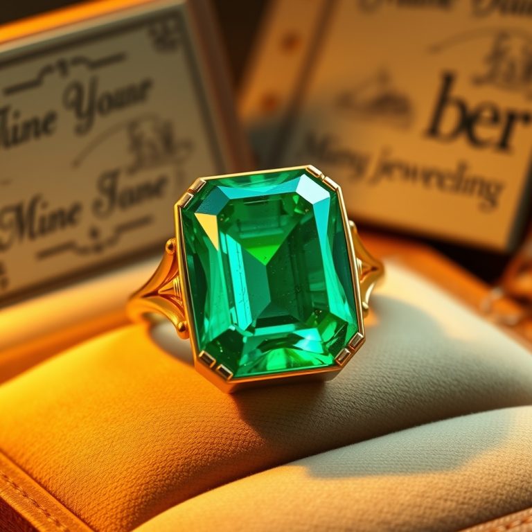 The Green Fire Within: Crafting Modern Emerald Jewelry with Artistic Soul and Ethical Depth