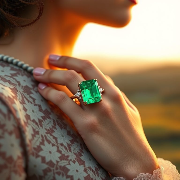Emerald Elegance: Crafting Modern Vintage-Inspired Emerald Jewelry with Ethical Sophistication