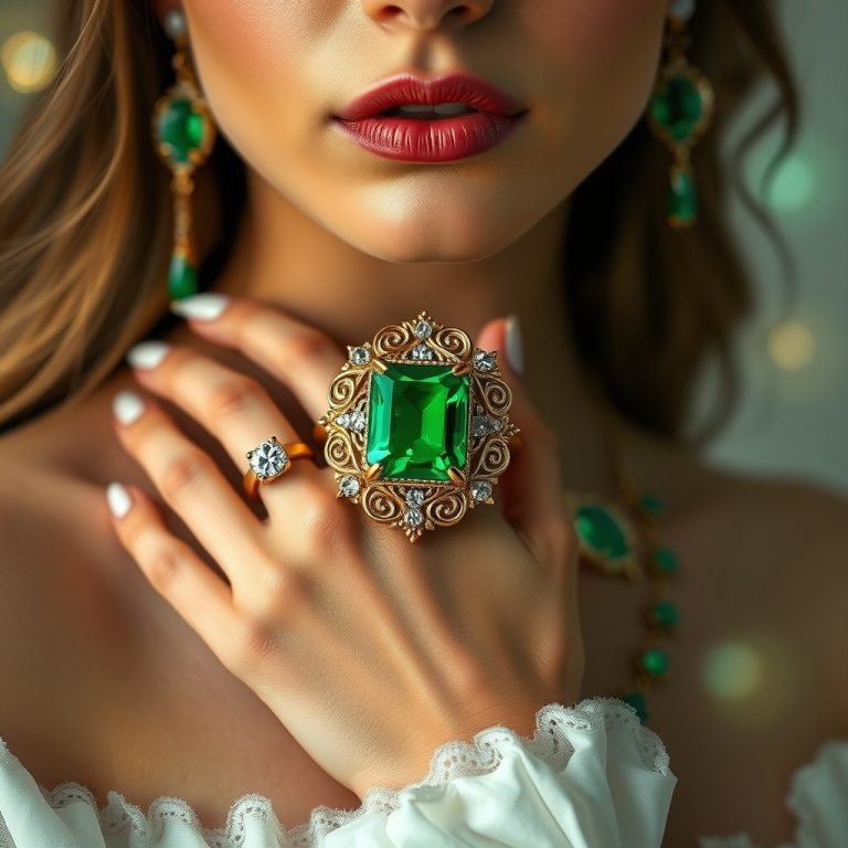 The Verdant Visionary: Crafting Modern Emerald Jewelry with Artistic Precision and Ethical Passion