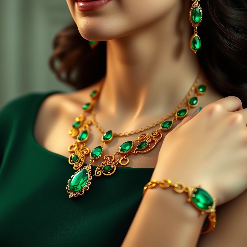 Verdant Visions: Crafting Modern Emerald Jewelry with Artistic Precision and Ethical Passion