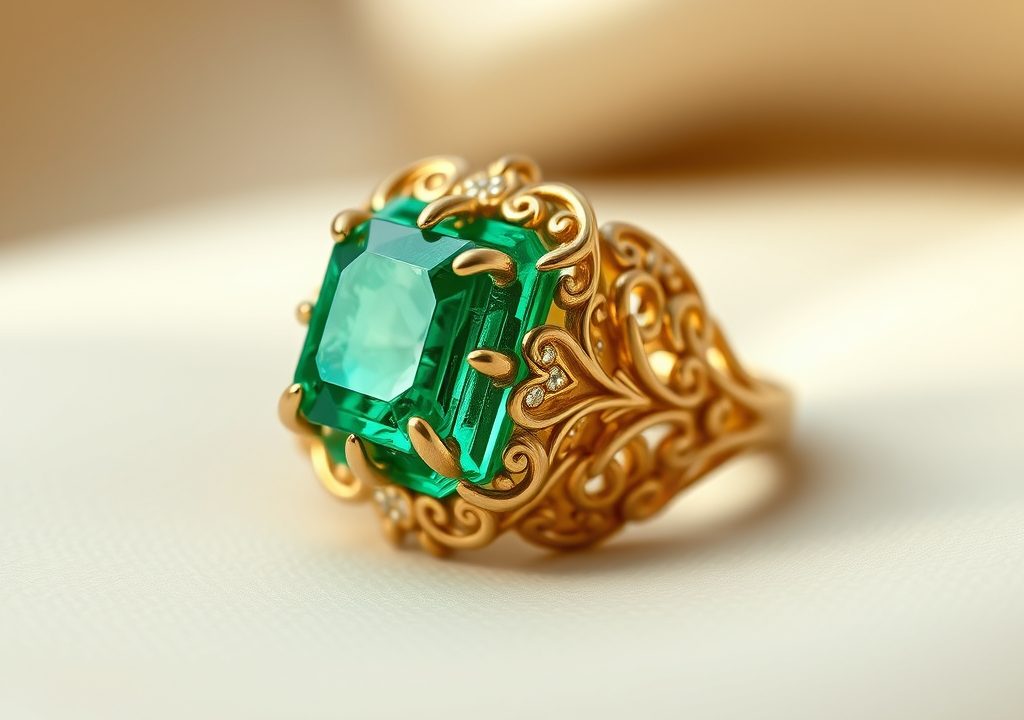 Emerald Elegance: Crafting Modern Jewelry with Artistic Precision and Ethical Passion