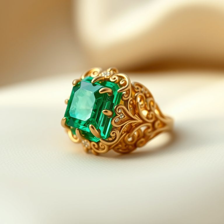 Emerald Elegance: Crafting Modern Jewelry with Artistic Precision and Ethical Passion