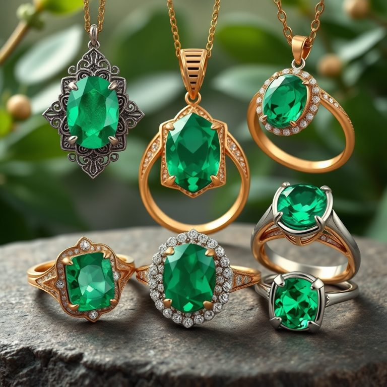 Emerald Elegance: Crafting Modern Jewelry with Artistic Precision and Ethical Passion