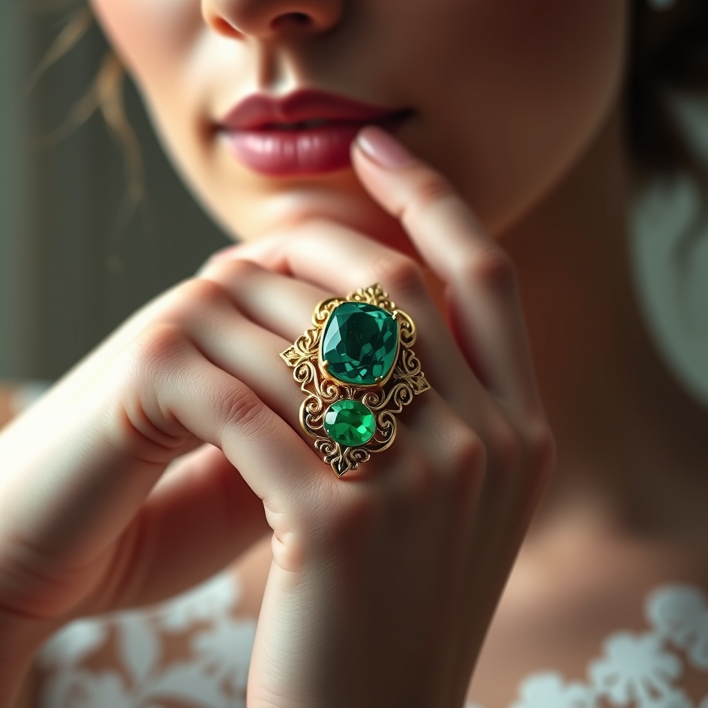 Emerald Elegance: Crafting Modern Vintage-Inspired Emerald Jewelry with Ethical Sophistication