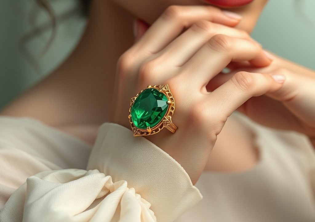 Emerald Elegance: Crafting Modern Vintage-Inspired Emerald Jewelry with Ethical Sophistication