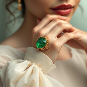 Emerald Elegance: Crafting Modern Vintage-Inspired Emerald Jewelry with Ethical Sophistication