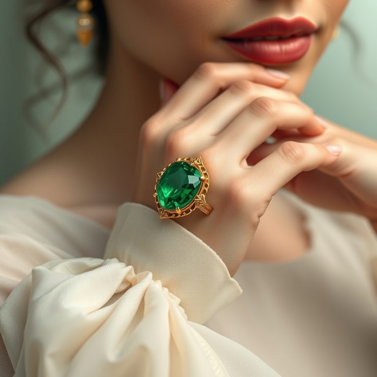 Emerald Elegance: Crafting Modern Vintage-Inspired Emerald Jewelry with Ethical Sophistication