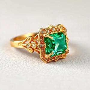Emerald Elegance: Crafting Modern Vintage-Inspired Emerald Jewelry with Ethical Sophistication