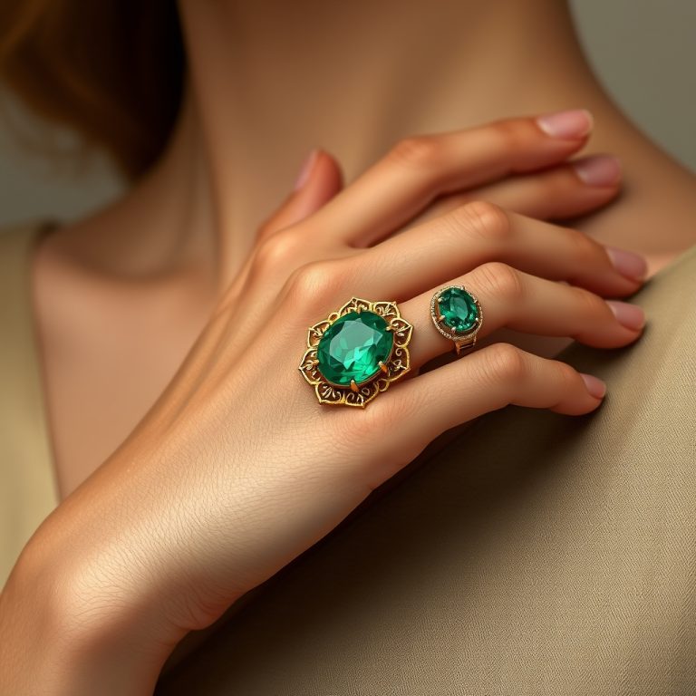 Emerald Elegance: Crafting Modern Vintage-Inspired Emerald Jewelry with Ethical Sophistication