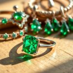 Emerald Enchantment: Crafting Modern Green Gemstone Jewelry with Artistic Precision and Ethical Passion