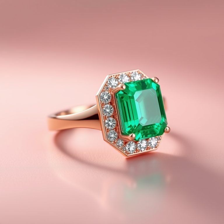 Emerald Enchantment: Crafting Modern Green Gemstone Jewelry with Artistic Precision and Ethical Passion