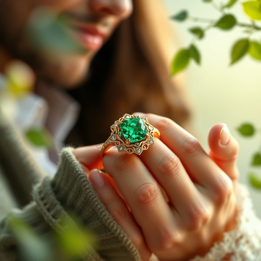 The Verdant Vow: Crafting Modern Emerald Engagement Rings with Ethical Elegance